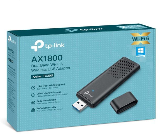 TP-LINK Archer TX20U USB Adapter AX1800 - 1224817 - zdjęcie 3